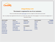 Tablet Screenshot of dragonkeep.com